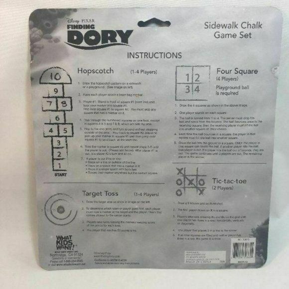 Disney Finding Dory Nemo sidewalk outdoor chalk KID crafts art - Picture 7 of 11